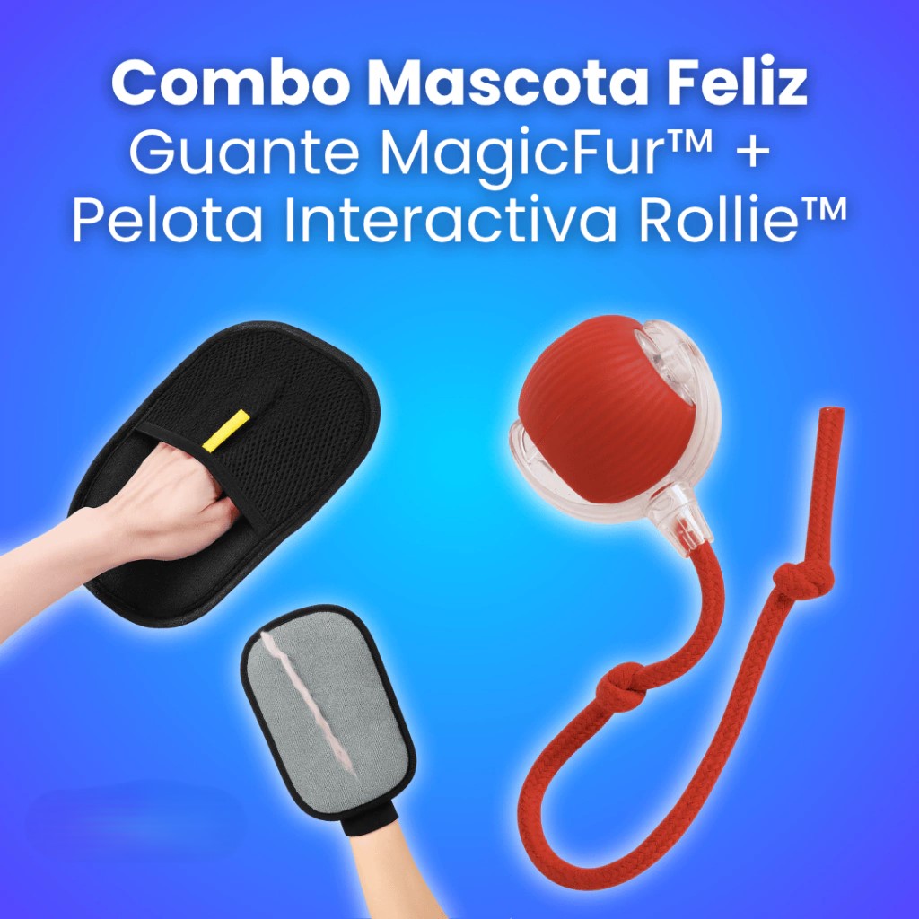 2X1 (OFERTA LIMITADA) Guante MagicFur™️ + Pelota Rollie™️